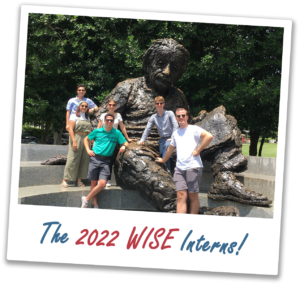 The 2022 WISE Interns at the National Academy of Engineering
